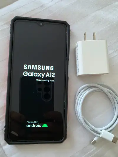 ***CELL PHONE ***SAMSUNG GAAXY A12 ***4+128GB ***WITH CASE PLUS, View more