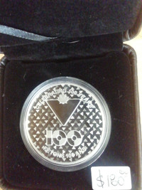 2022 silver     medallion Canadian tire pure silver   coin