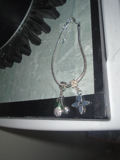 Costume Jewelry - Bracelet w/ 2 Charms - New, View more