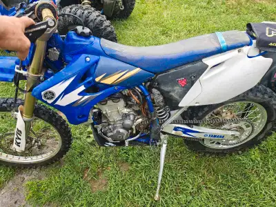 I have a 05 wr 450 for sale. Cluster dosent show info but I just did all the valve shimming and serv...