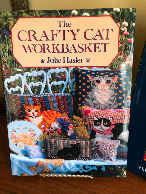 2 Needlework Books The Crafty Cat Workbasket & Needlepoint Cats in Hobbies & Crafts in Ottawa - Image 2