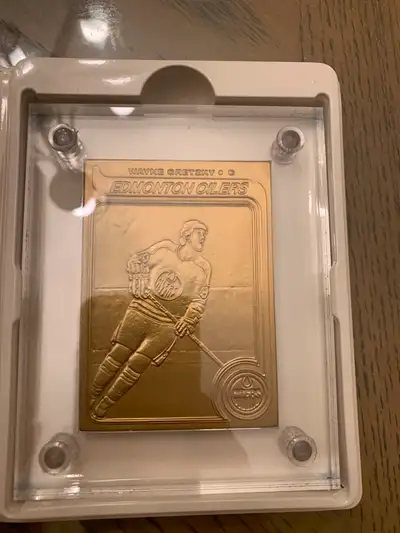 Wayne Gretzky Bronze Minted Playing Card, View more