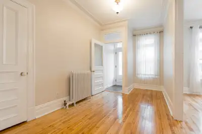 Discover this beautifully appointed 1-bedroom, 1-bathroom rental on the first floor of a charming du...