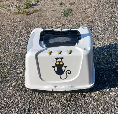 Cat Litter Box with swinging door,  $20, View more