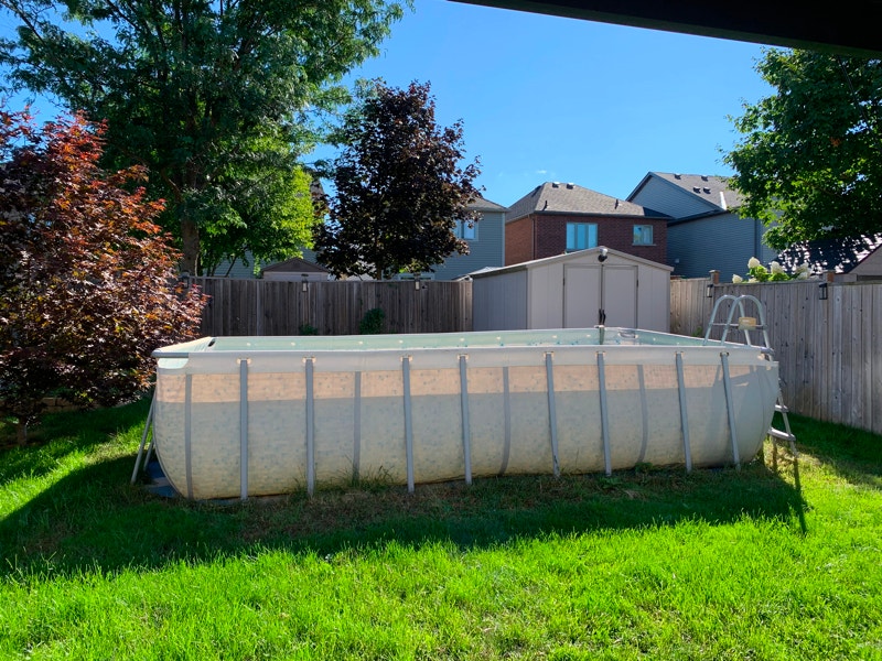 Bestway above ground pool with upgraded sand filter and pump Hot Tubs