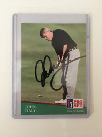 1991 PGA Signed John Daly “Rookie Card”