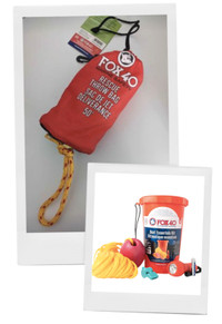 Fox 40 rescue throw bag and safety boat essentials bucket combo 
