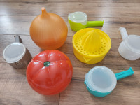 NEW + NEXT-TO-NEW kitchen items (incl. VINTAGE Sunkist juicer)