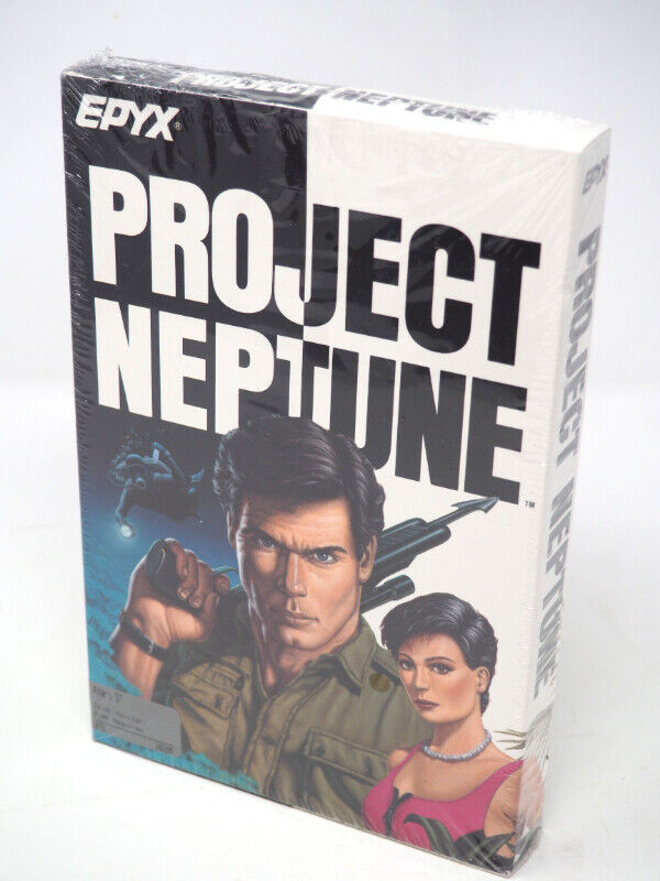 Atari ST Factory Sealed Project Neptune Game 1989 EPYX dans Art et objets de collection  à Saint-Albert - Image 2