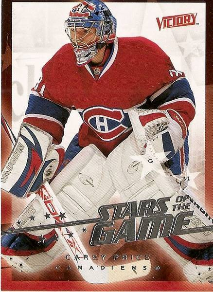 2008-2009 Upper Deck Victory Stars of the Game Insert Set in Arts & Collectibles in St. Catharines