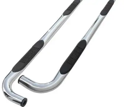 Brand New, Chrome, Never used. Both Bars still in wrapping, Comes with the Mounting Kit Bars are 68....