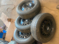 Ford steel rims w/ winter tires