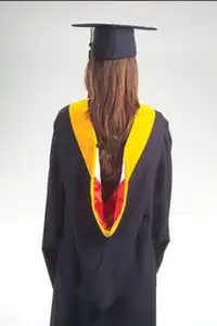  graduation gown and hood 