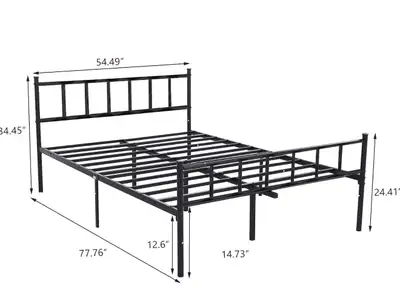 Bed and Matress(Queen Size), View more