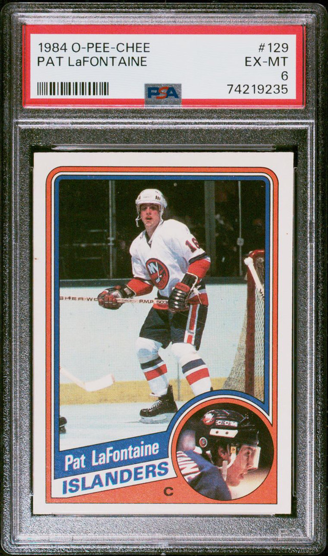Joe Sakic, Martin Brodeur, Pat LaFontaine PSA graded RC lot of 3 in Arts & Collectibles in Mississauga / Peel Region - Image 3
