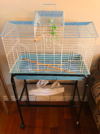 Flight cage and stand