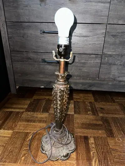 Vintage Bronze Style Table Lamp, View more