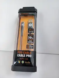 Phone Cables - 8ft / 2.4m - MicroUSB to USB