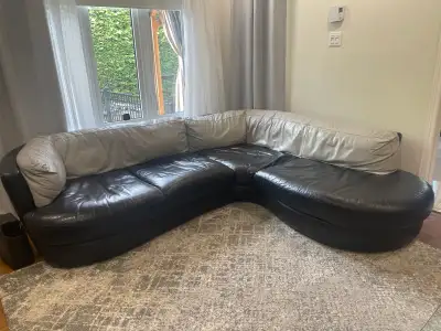 sectionnel cuir Italsofa cuir véritable, View more