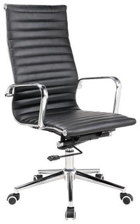 Black and silver board room chairs x 10 Priced well
