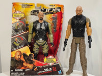 GI JOE RETALIATION NINJA COMMAND ROADBLOCK FIGURE DWANE THE ROCK