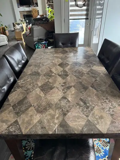 Marble Table and Chairs, View more