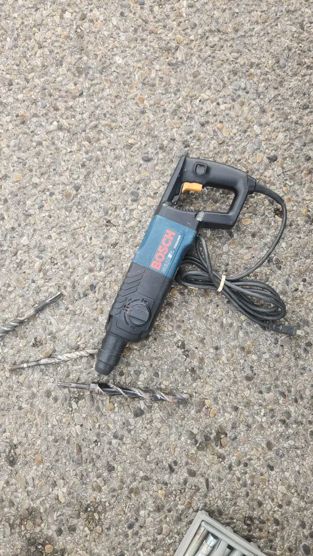 bosch bulldog hammer drill--/ bits/conc anchors 215 cash$ in Power Tools in Calgary - Image 4