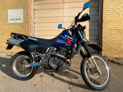 DR650 for sale. Currently setup as a commuter, but add some knobby tires and it’s a great back road...
