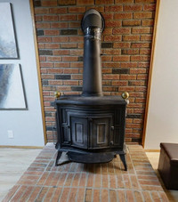 Antique wood stove working condition