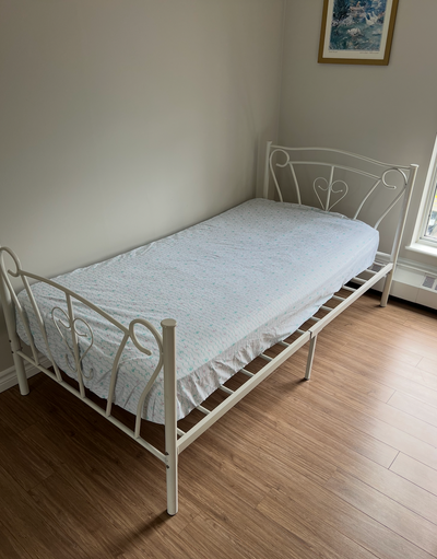 White metal bed for sale, View more