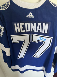Victor Hedman Autographed Adidas Jersey 