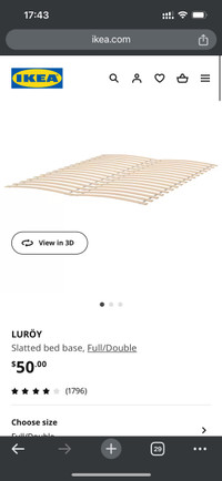 New Ikea Bed Slat (Full/ Double)