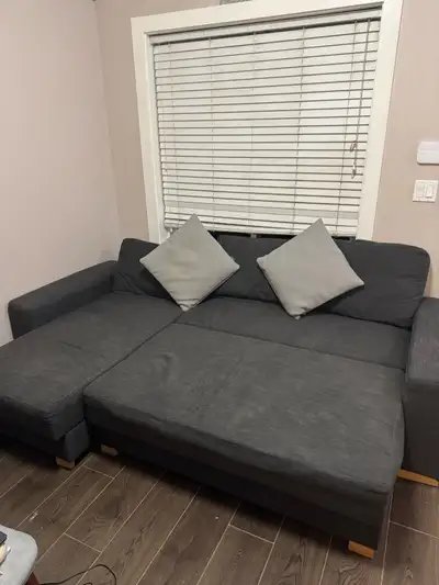 IKEA Sofa Bed + Chair + Free Small Working Table , View more