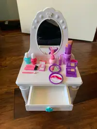 My Life Doll makeup desk and chair