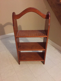 Open solid wood Shelving