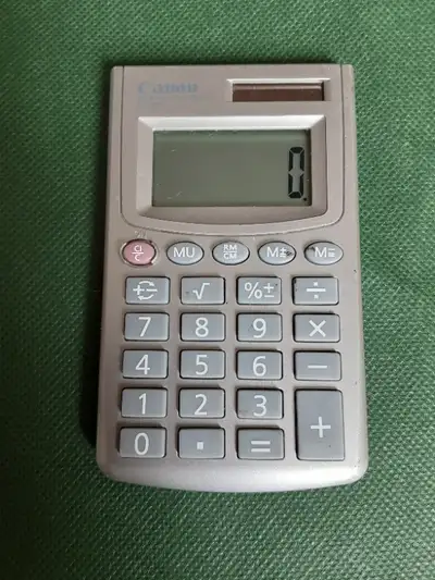 Canon solar/battery calculator, View more