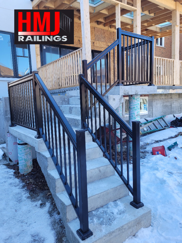 Aluminum & Glass Railings. Premium, Maintenance Free Design -HMJ in Fence, Deck, Railing & Siding in City of Toronto - Image 4