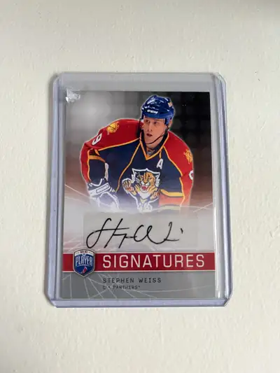 2008-09 Upper Deck Be a Player Stephen Weiss Signatures Auto, View more
