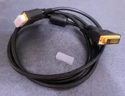 DVI-D Dual Link Male to Male Cable - PC Computer Monitor, View more