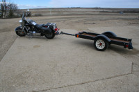 Motorcycle trailer to haul motorcycle