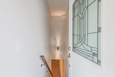 The Lower Suite at Sammon Avenue offers clean and crisp living space, is renovated with high-end fin...