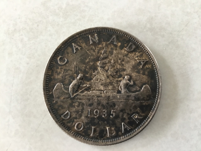 1935 CANADIAN SILVER DOLLAR in Arts & Collectibles in Nanaimo