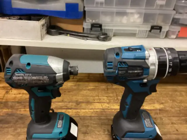 MAKITA LXT 18 VOLT BR. IMPACT DRIVER and 1/2” HAMMER DRILL KIT in Power Tools in Barrie - Image 8