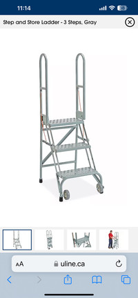 3 Step Storage Ladder Industrial 