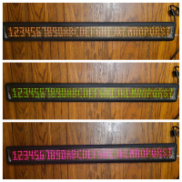 LED Scrolling Signs tri color 