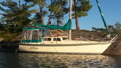 1983 Gulf 29 is a Bill Garden designed pilothouse sloop with excellent sailing manners and a strongl...