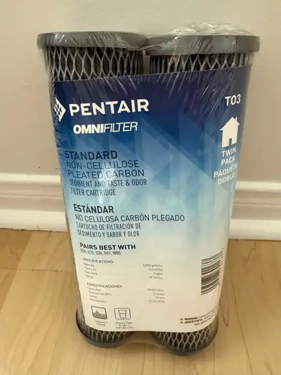 NEW Pentair OMNIFilter T03 Water Filters - Twin Pack (Sealed), View more