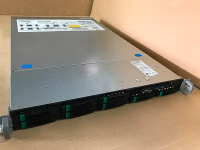 Serveur Intel R1208WTTGSR / S2600WT Taille 1U 2 processeurs (CPU) Intel Xeon 14 Cores/28 treads E5-2...