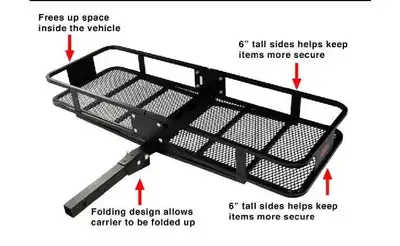 folding hitch cargo carrier, View more