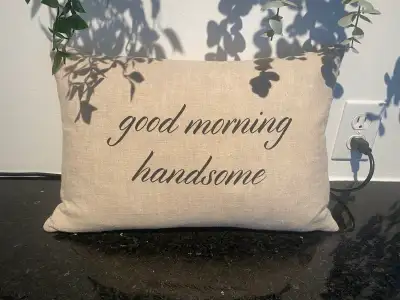  pillow and zipper covered for the handsome man in your life, View more